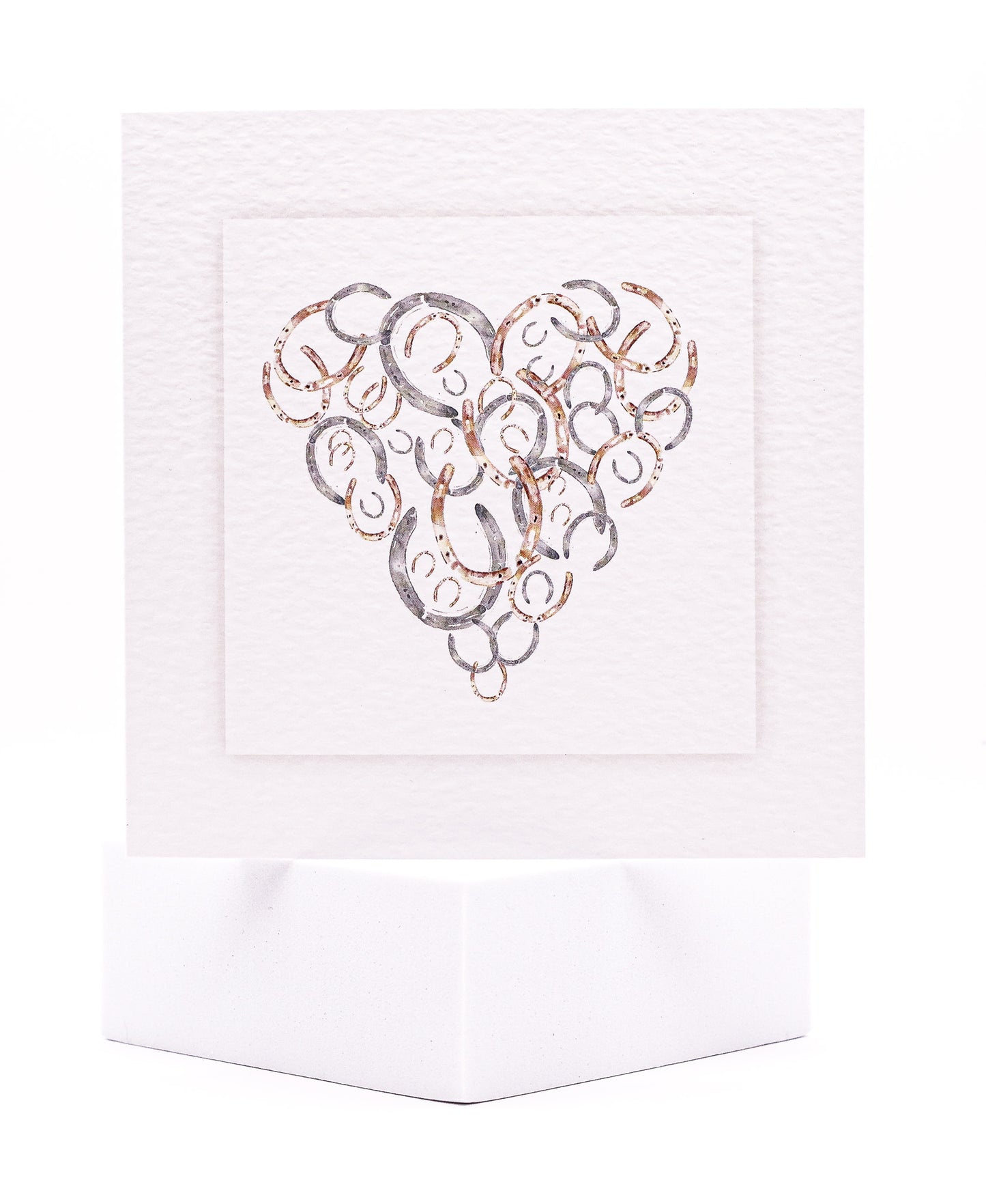 Horseshoe Heart Pet Sympathy Card from Sarah Brown Cards