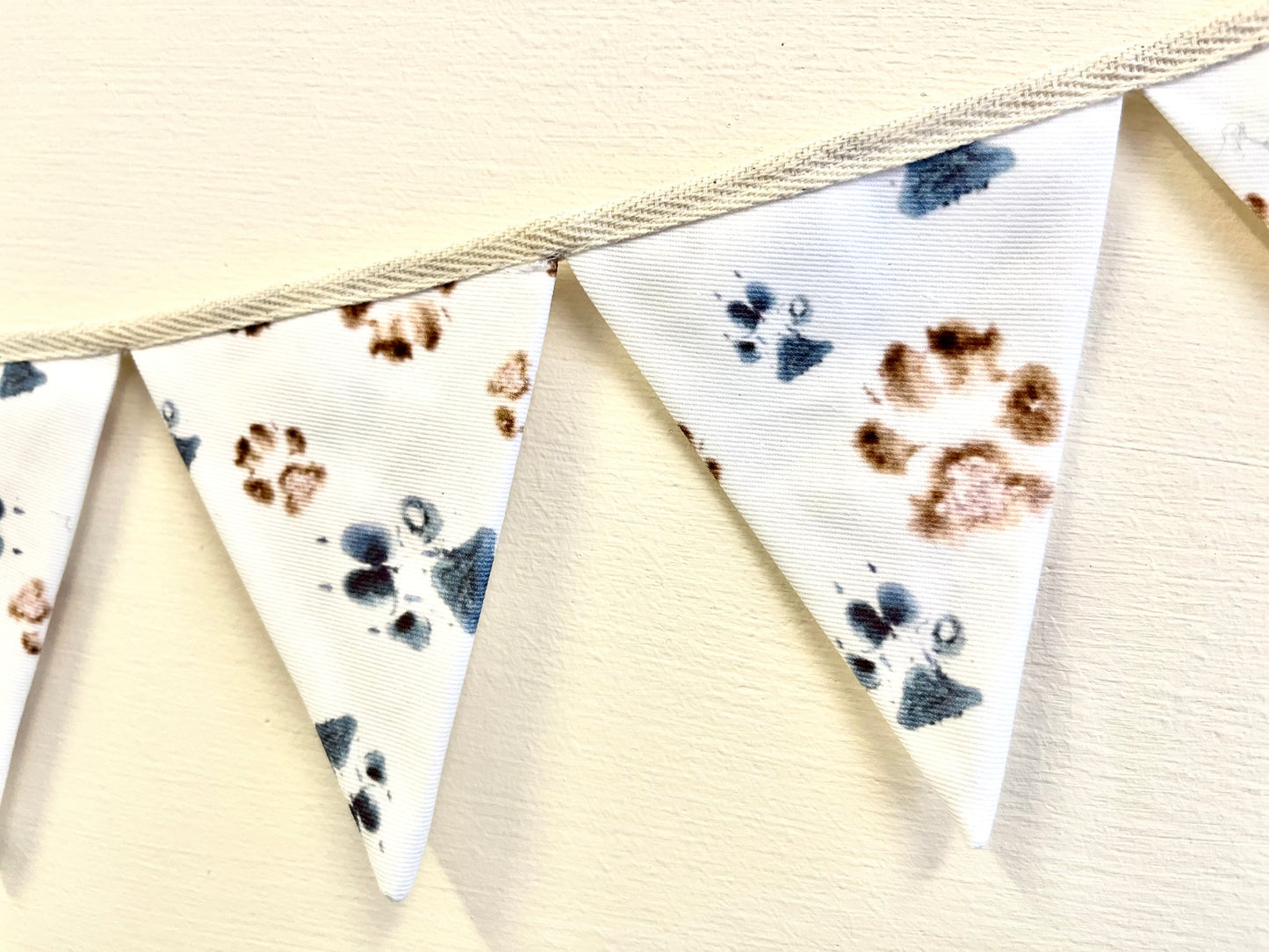 Paw Print Bunting by Sarah Brown Cards