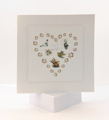 C13 Cat Heart Card