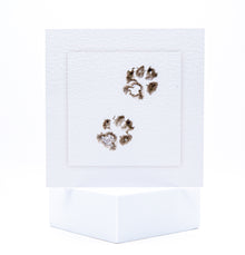 TWO Cat Paws Pet Sympathy Card by Sarah Brown Cards