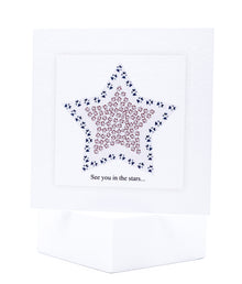 Star of Paw prints pet sympathy card by Sarah Brown Cards