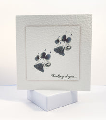 D09 Two Paws Thinking of You Card