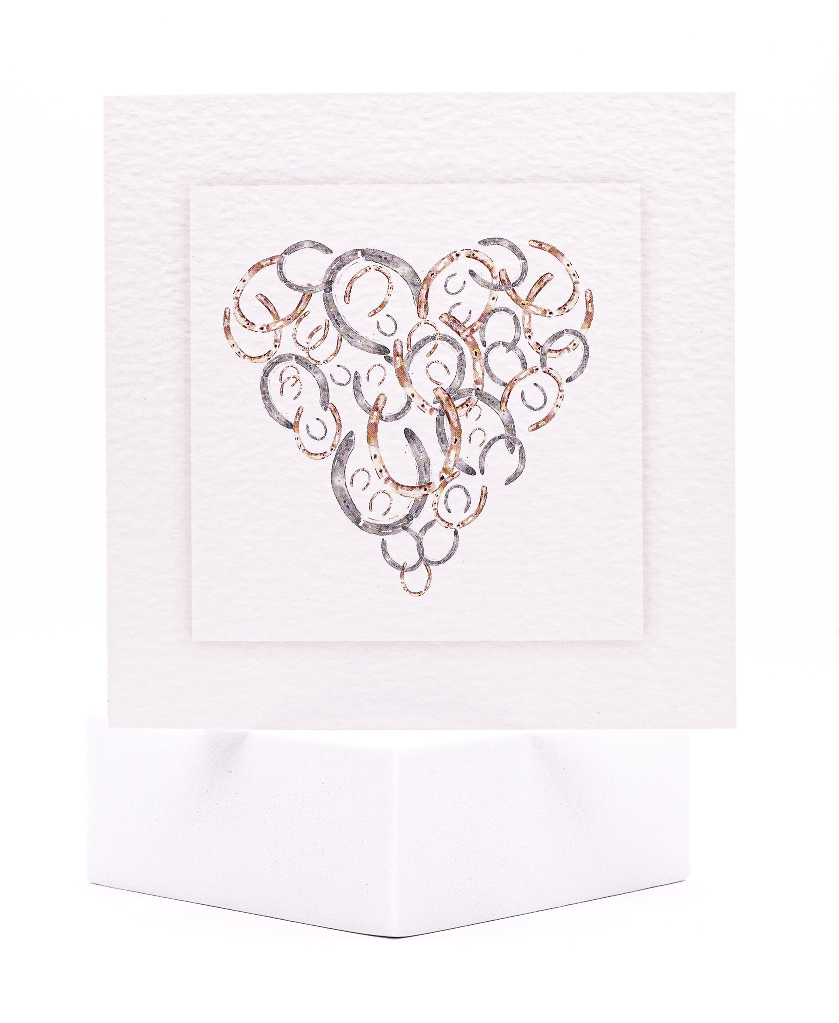 Horseshoe Heart Pet Sympathy Card from Sarah Brown Cards