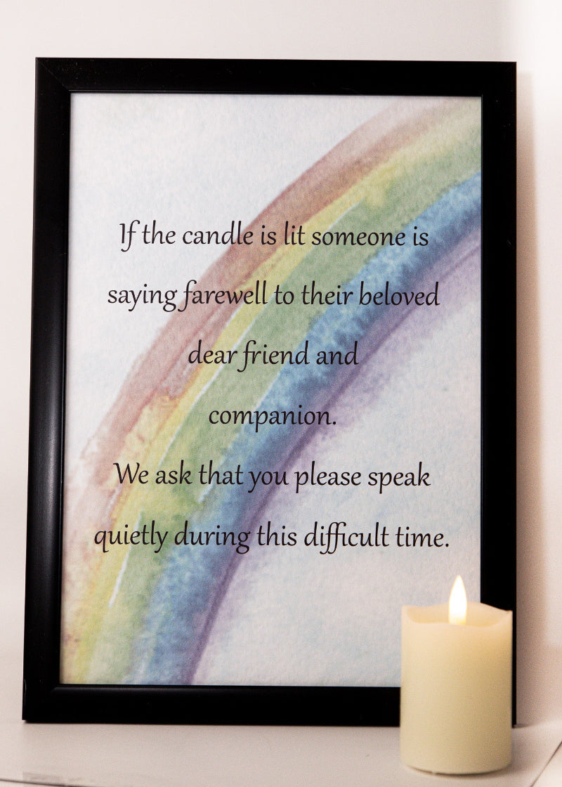 Farewell Frame and Candle Pack by Sarah Brown Cards
