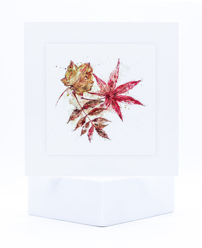 GEN08 Autumn Leaves Card