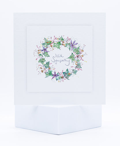 GEN10 Wreath of Flowers Card