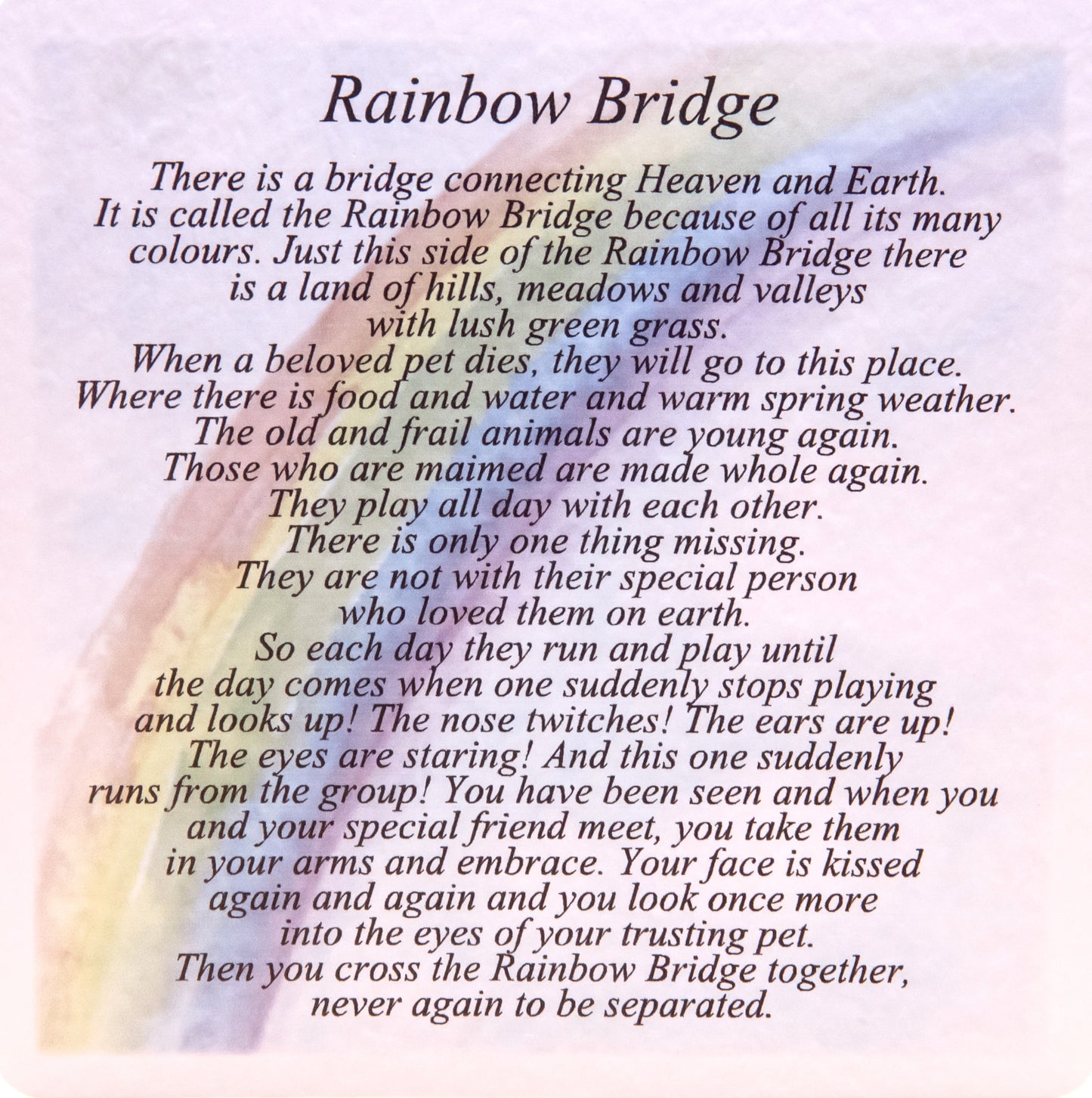 POEM01 Rainbow Bridge