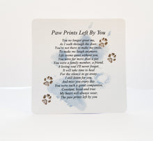 POEM03 Paw Prints Left By You Poem Insert