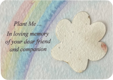 PPP02 Plantable Paw Print