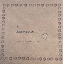 Remember Me Kraft Brown Envelope by Sarah Brown Cards