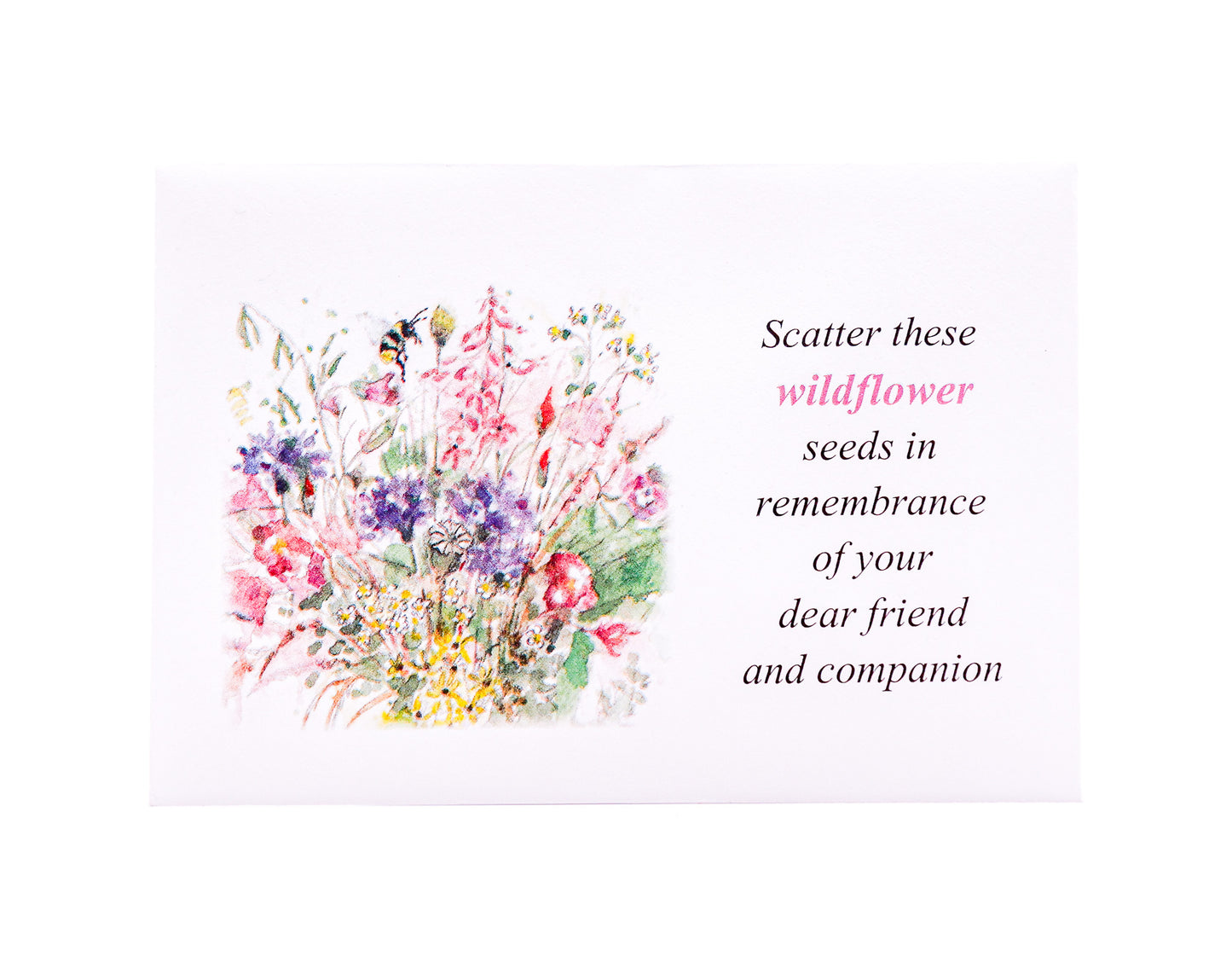 Wildflower Rembrance Seeds by Sarah Brown Cards