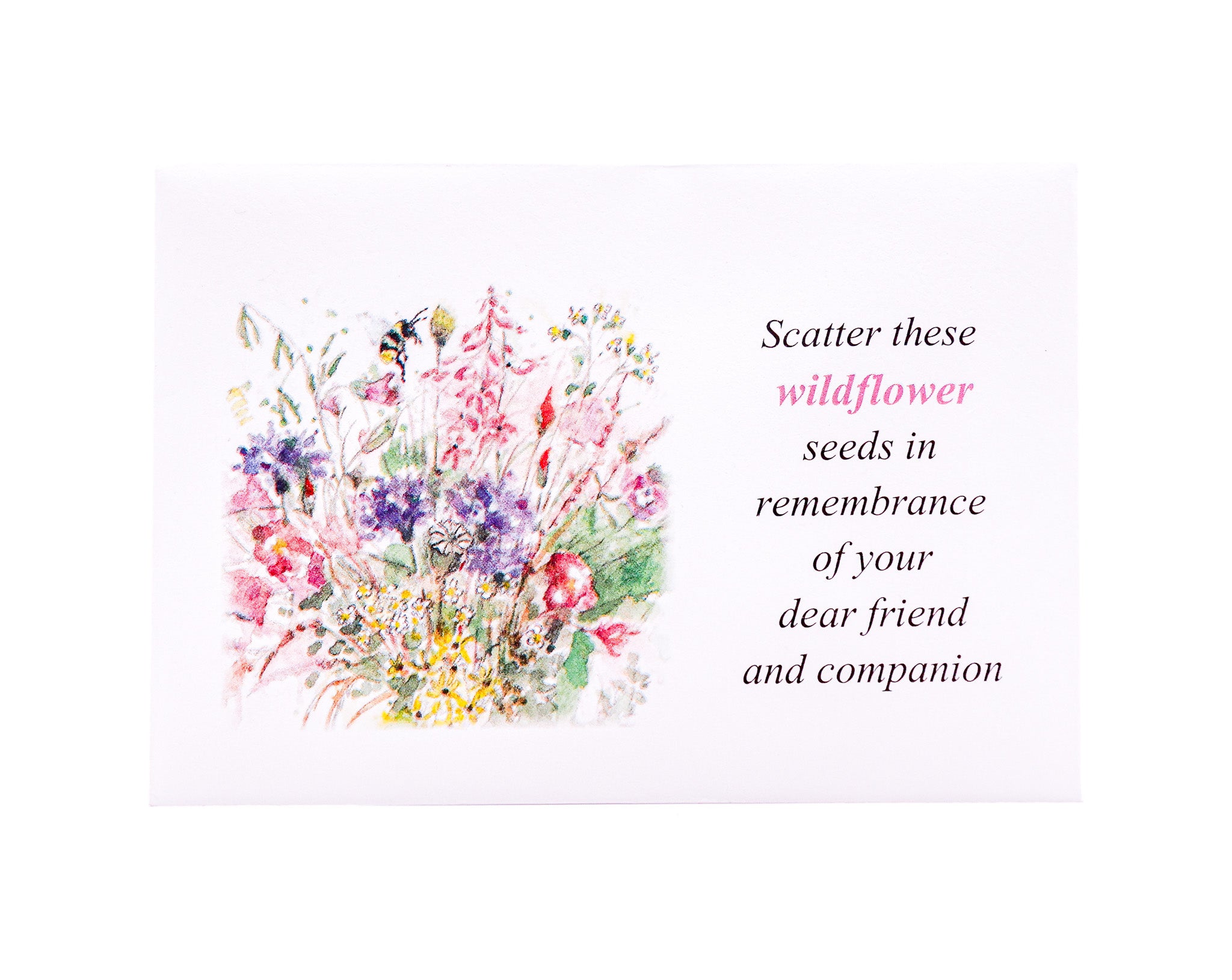 Wildflower Rembrance Seeds by Sarah Brown Cards