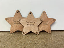 Wooden Memory Star by Sarah Brown Cards