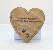 WMH01 Wooden Memory Heart