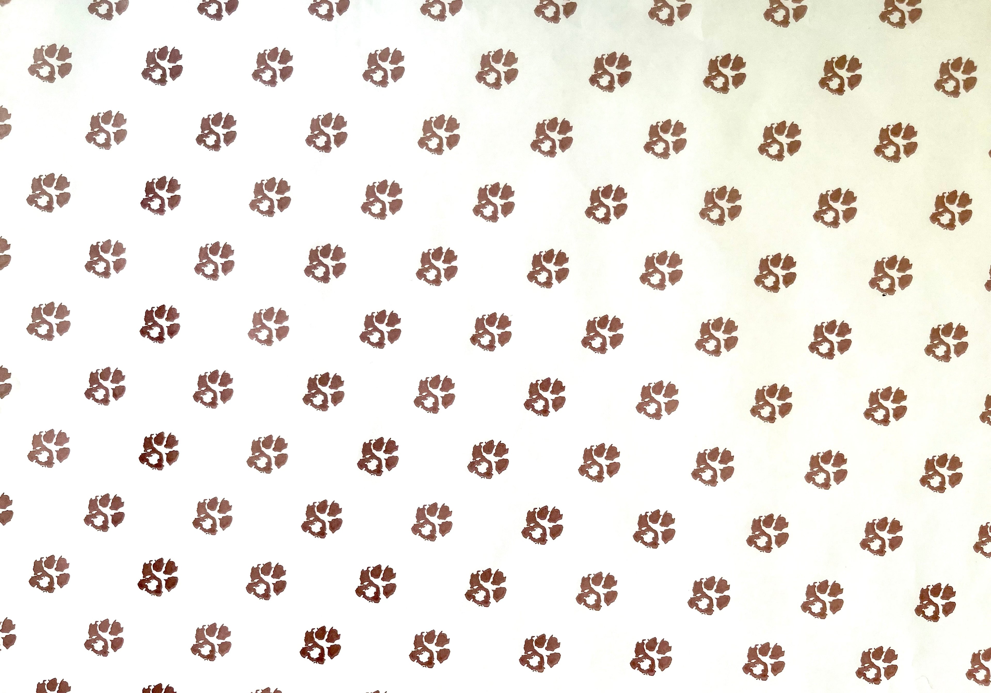 Paw Print Wrapping Paper by Sarah Brown Cards